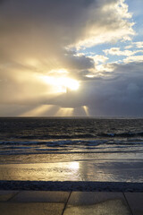 Fototapeta premium Insel Borkum, Niedersachsen, Deutschland
