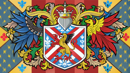 heraldry-side-patterns-with-white-background