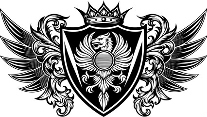 heraldry-side-patterns-with-white-background