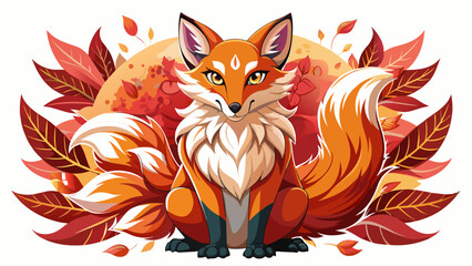 a fox vector illustration