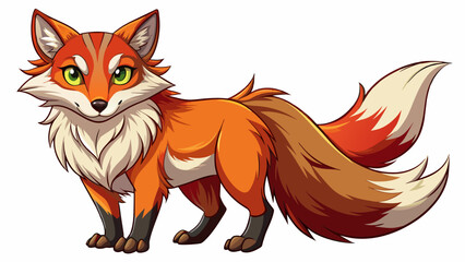 a fox vector illustration