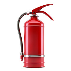 fire extinguisher isolated on white background. With clipping path