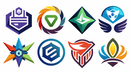 abstract-logos-collection vector illustration 