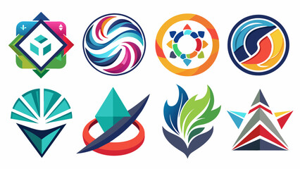 abstract-logos-collection vector illustration 