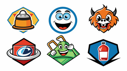 abstract-logos-collection vector illustration 