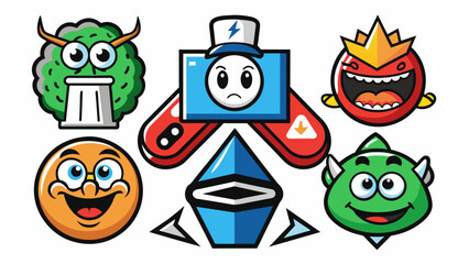 abstract-logos-collection vector illustration 