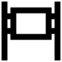 signboard icon, simple vector design