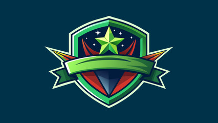 "Minimalistic Vector Logo Design for Contemporary Banner Presentation"