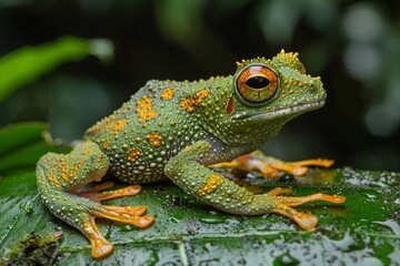 Obraz premium Protecting delicate ecosystems in rainforest exploration