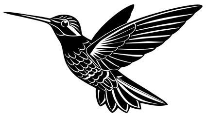 Flying bird and svg file