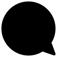 Fototapeta na wymiar speech bubble icon, simple vector design