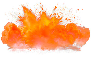 Bomb explosion effect, transparent background  isolated png
