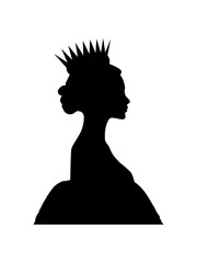 queen silhouette, princess, luxury, fashion, design, girl, silhouette vector, jubilee, her majesty, the queen, kingdom,  royal, queen, 