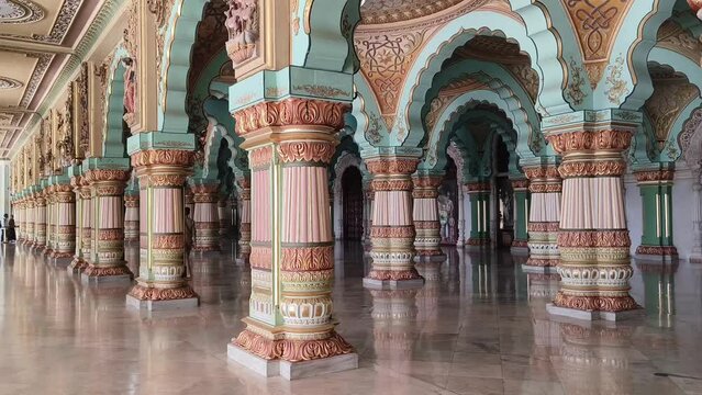 Mysore Palace, also known as Amba Vilas Palace, is a historical palace and a royal residence house is located in Mysore, Karnataka, India. wodeyar dynasty seat of the Kingdom of Mysore.	