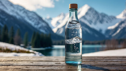 bottle of water - obrazy, fototapety, plakaty