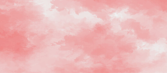 Abstract pink watercolor background .hand painted vector illustration .gradient pink texture background .Soft pink grunge background frame.	