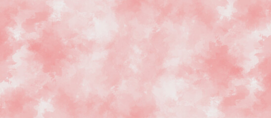 Abstract pink watercolor background .hand painted vector illustration .gradient pink texture background .Soft pink grunge background frame.	