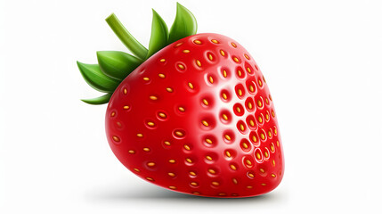 Strawberry fruit Icon 3d