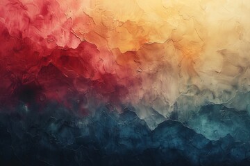 Abstract color gradient, blurry background and film grain texture, template with elegant design concept, minimal style composition, smooth soft and warm bright hipster illustration. - obrazy, fototapety, plakaty