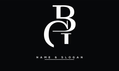 BG, GB, B, G  Abstract Letters Logo Monogram