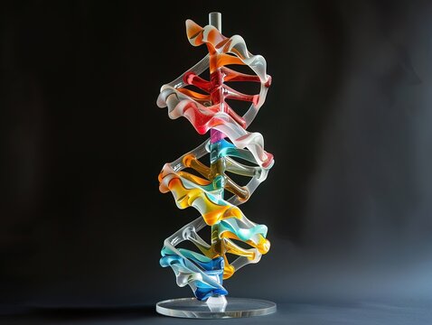 DNAs double helix a molecular masterpiece unfolds in models that reveal the secrets of genetic inheritance