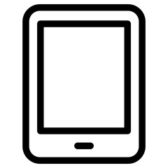 tablet icon, simple vector design
