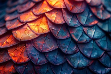 Obraz premium Illustration of abstract background, scales