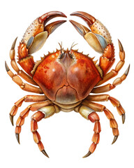 delicious freshwater crab isolated