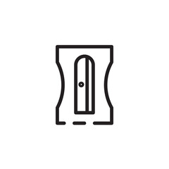 Stationery Sharpener Tool Line Icon