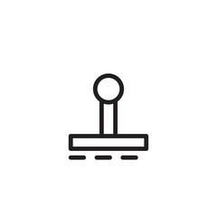 Stamp Postage Tool Line Icon
