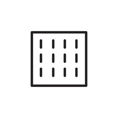 Care Dry Fabric Line Icon