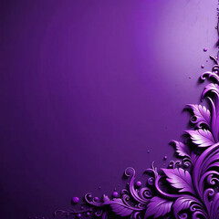 Fototapeta na wymiar Vibrant Purple Background with Ethereal Glow