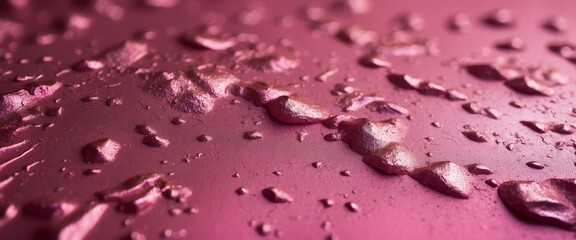 Pink metallic rough grunge surface texture background from Generative AI