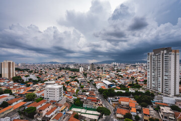 Naklejka premium Arial view from the North area of the city São Paulo, Brazil.