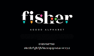 modern creative alphabet. Future fonts style. Typography uppercase and lowercase fonts. vector illustration