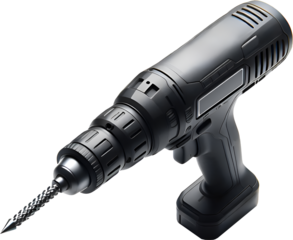 Battery powered and electric drill