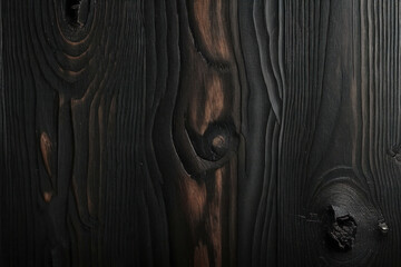 Surface of a Black and Brown Mahogany wood wall wooden plank board texture background with grains and structures