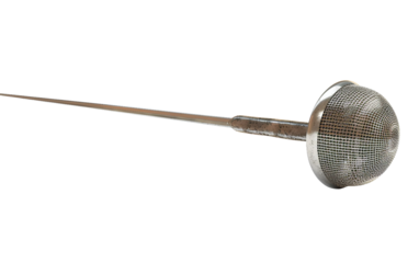 Fencing Epee Sparkling in the Light Isolated on Transparent Background.