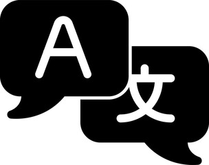 Language translation Icon. Translate Vector. Translator Symbol.