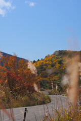 磐梯吾妻スカイラインからの眺め。磐梯吾妻スカイラインは「日本の道１００選」に指定されている最高のドライブコース。
