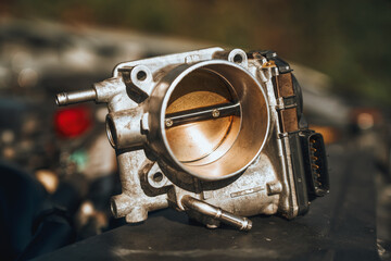 Car engine throttle body maintenance technology