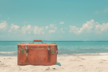 minimalistic summer picture of travel concept