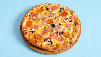 Italian pizza isolated