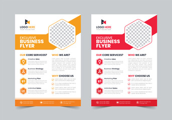 Professional Corporate Flyer Template | A4 | Print Ready