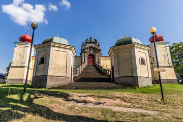 Stairway of the monastery in Kraliky, Czech Republic - 765762976
