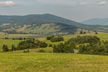 View of rural landscape near Kraliky, Czech Republic - 765763307