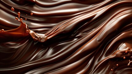  Chocolate background texture brown milk wave