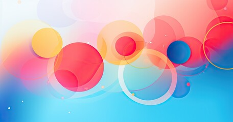 Abstract beautifull background with a gradient and circles, minimal design for presentation in the style of "heraldica". Vector illustration. 