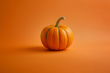 Vivid color of the pumpkin and conveys a sense of abundance and autumn harvest.