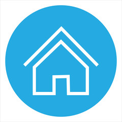 Property Line Icon. Editable Stroke. Web home flat icon for apps and websites. 